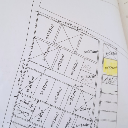 قطعة أرض 224م للبيع-2