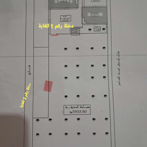 أرض فلاحية 3934م للبيع-2